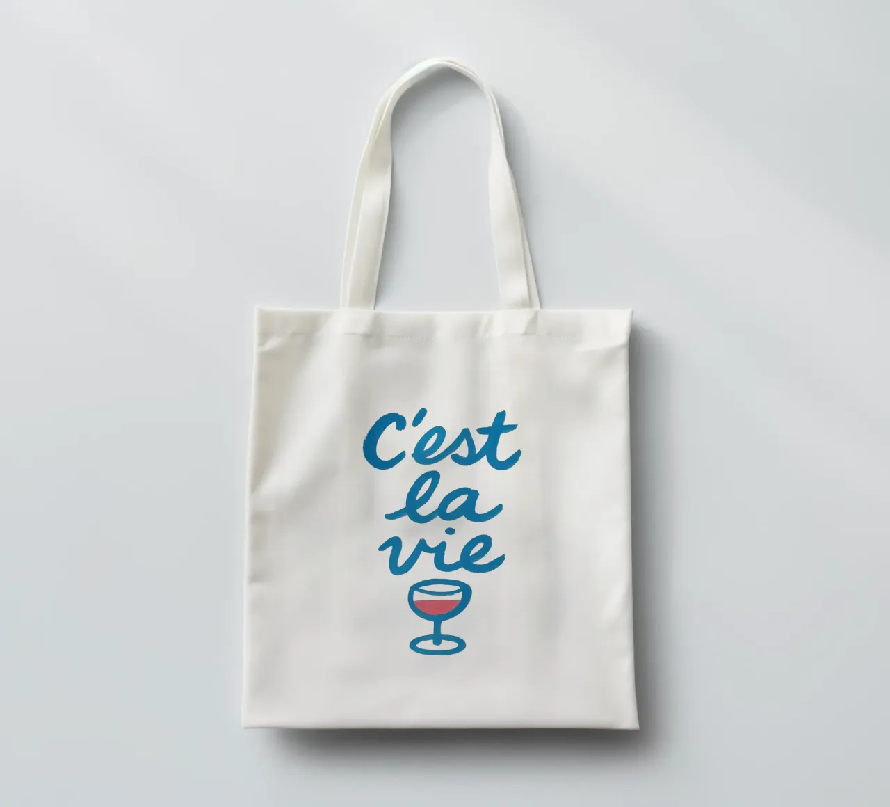 C’est la Wine borsa in juta da QuooodZ by MooodzArt