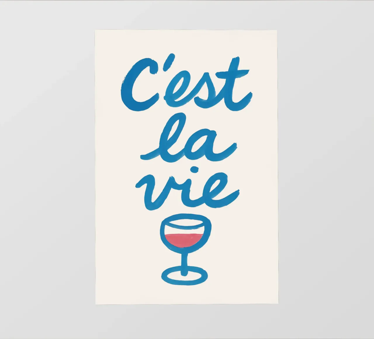 C’est la Wine pellicola backlit da QuooodZ by MooodzArt