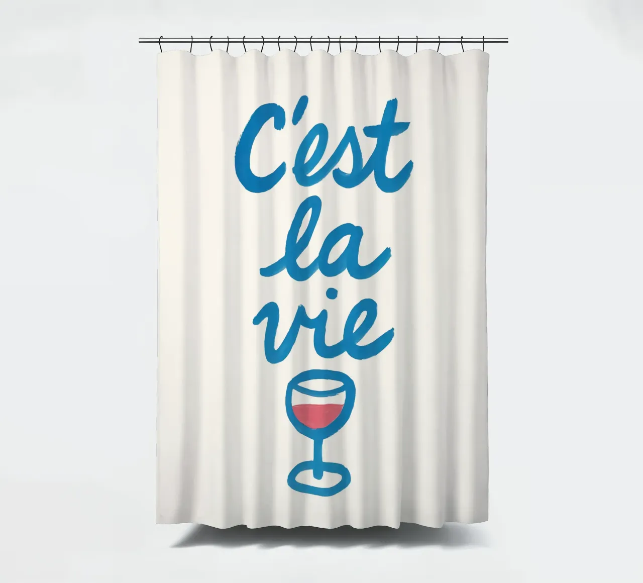 C’est la Wine tenda da doccia da QuooodZ by MooodzArt