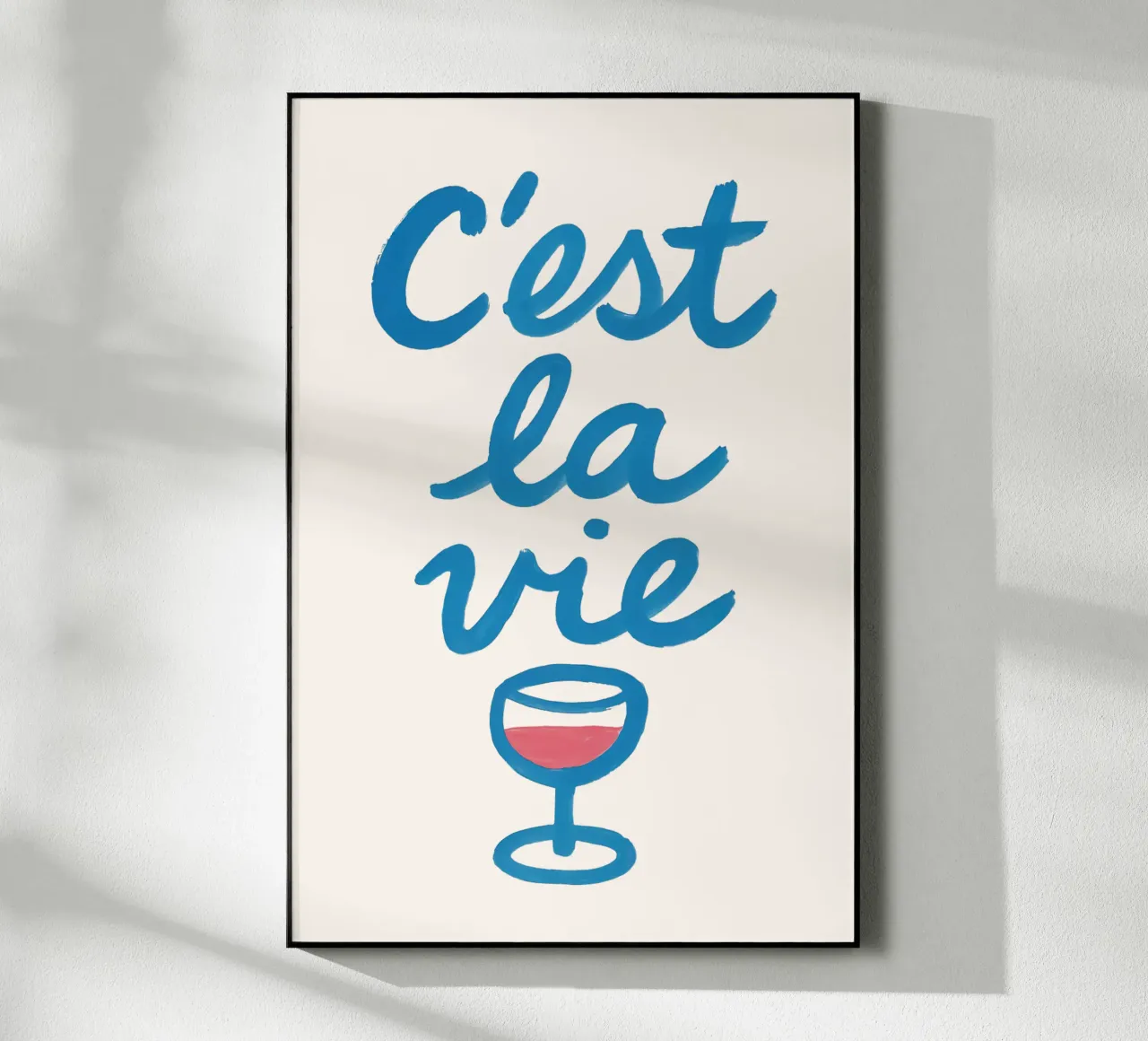 C’est la Wine plexiglass da QuooodZ by MooodzArt