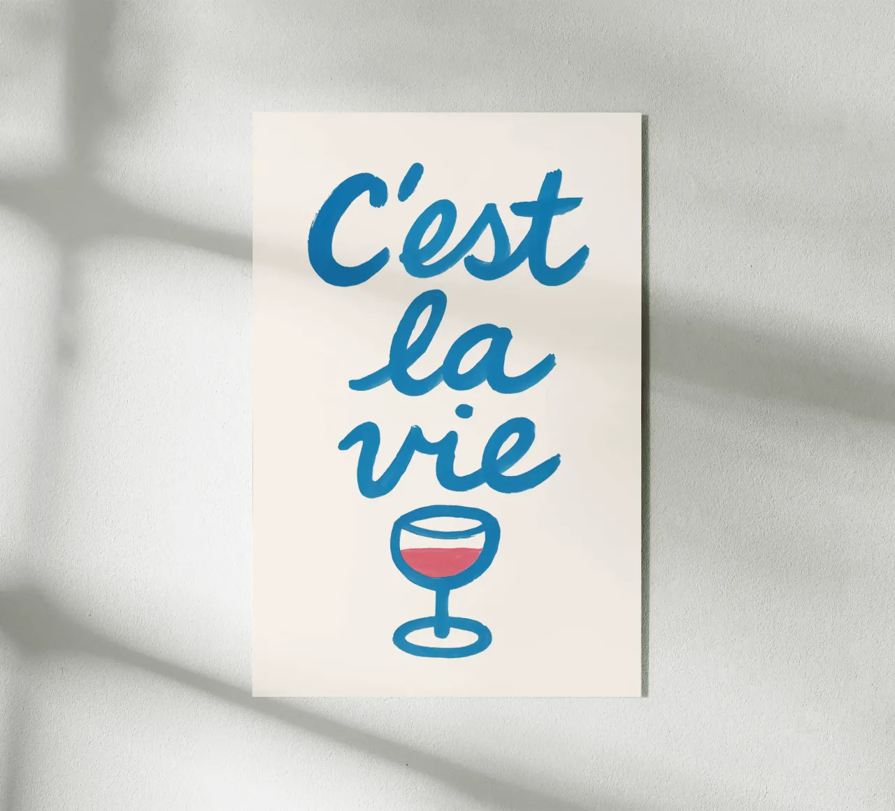 C’est la Wine plexiglass da QuooodZ by MooodzArt