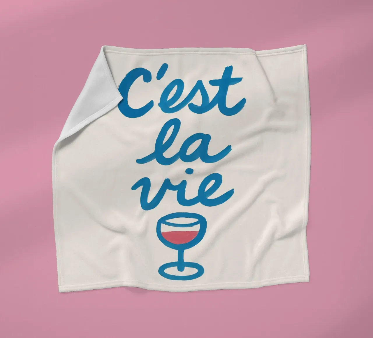 C’est la Wine coperta in pile da QuooodZ by MooodzArt