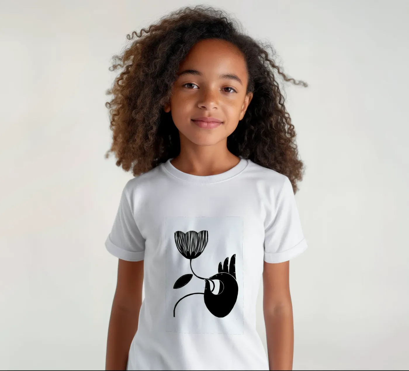 Flower t-shirt bambini da Graphite