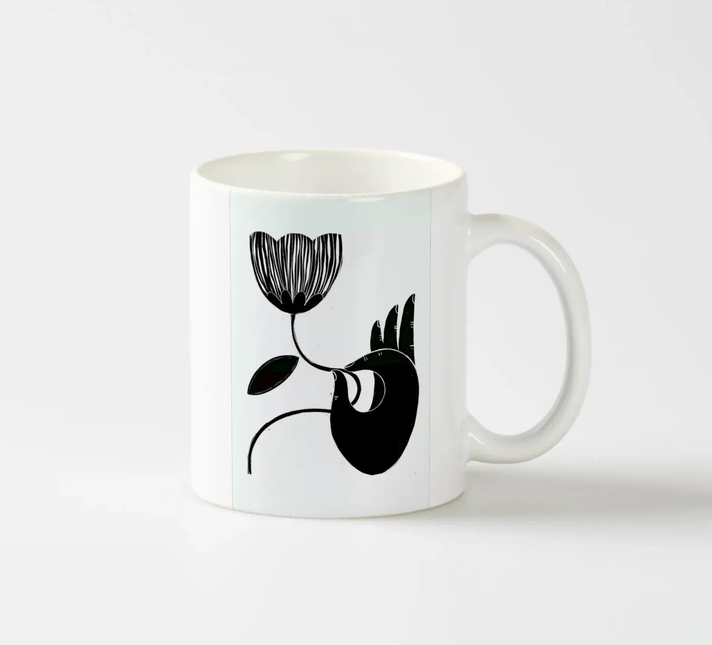 Flower ceramic mug by Graphite