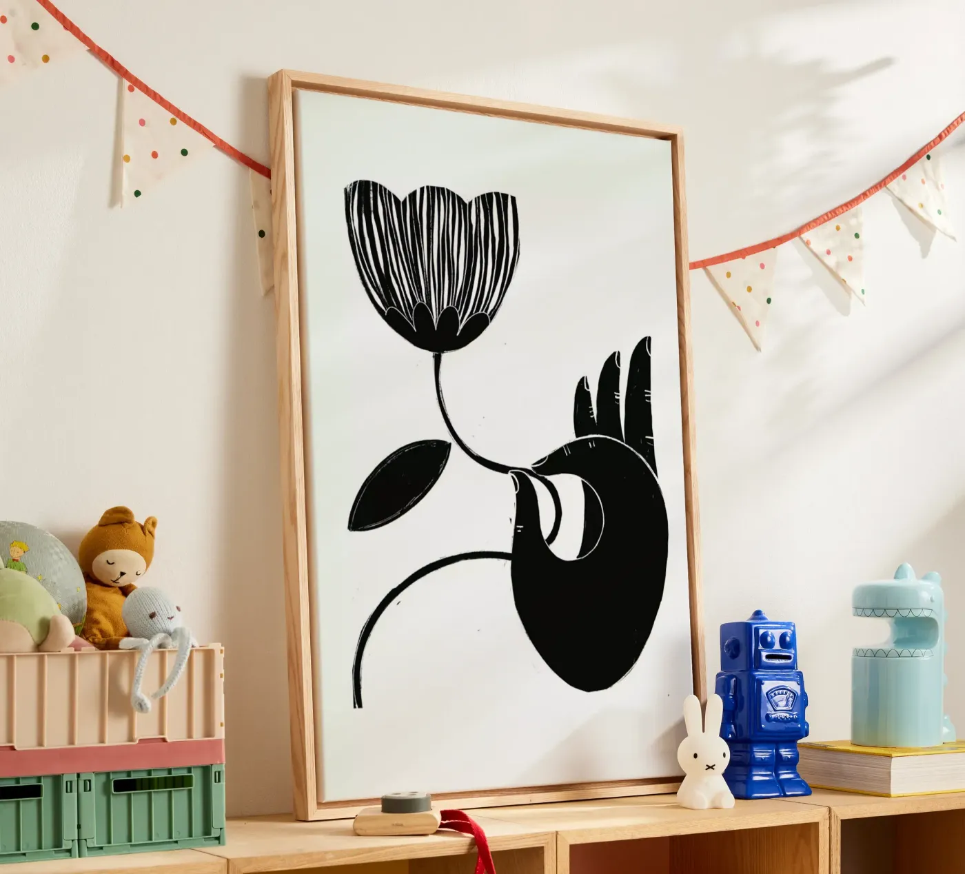 Flower tela da Graphite
