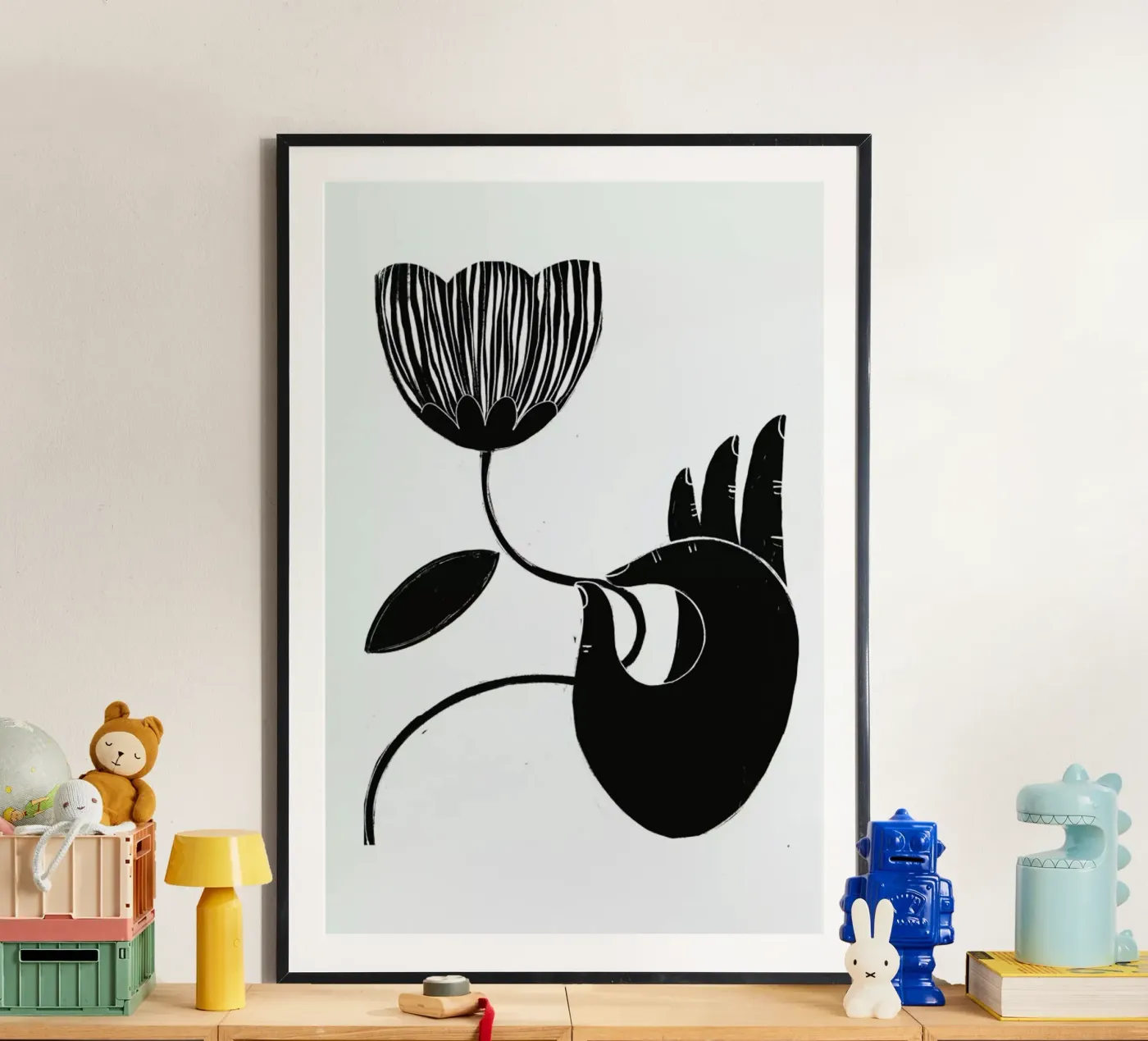Flower poster de Graphite