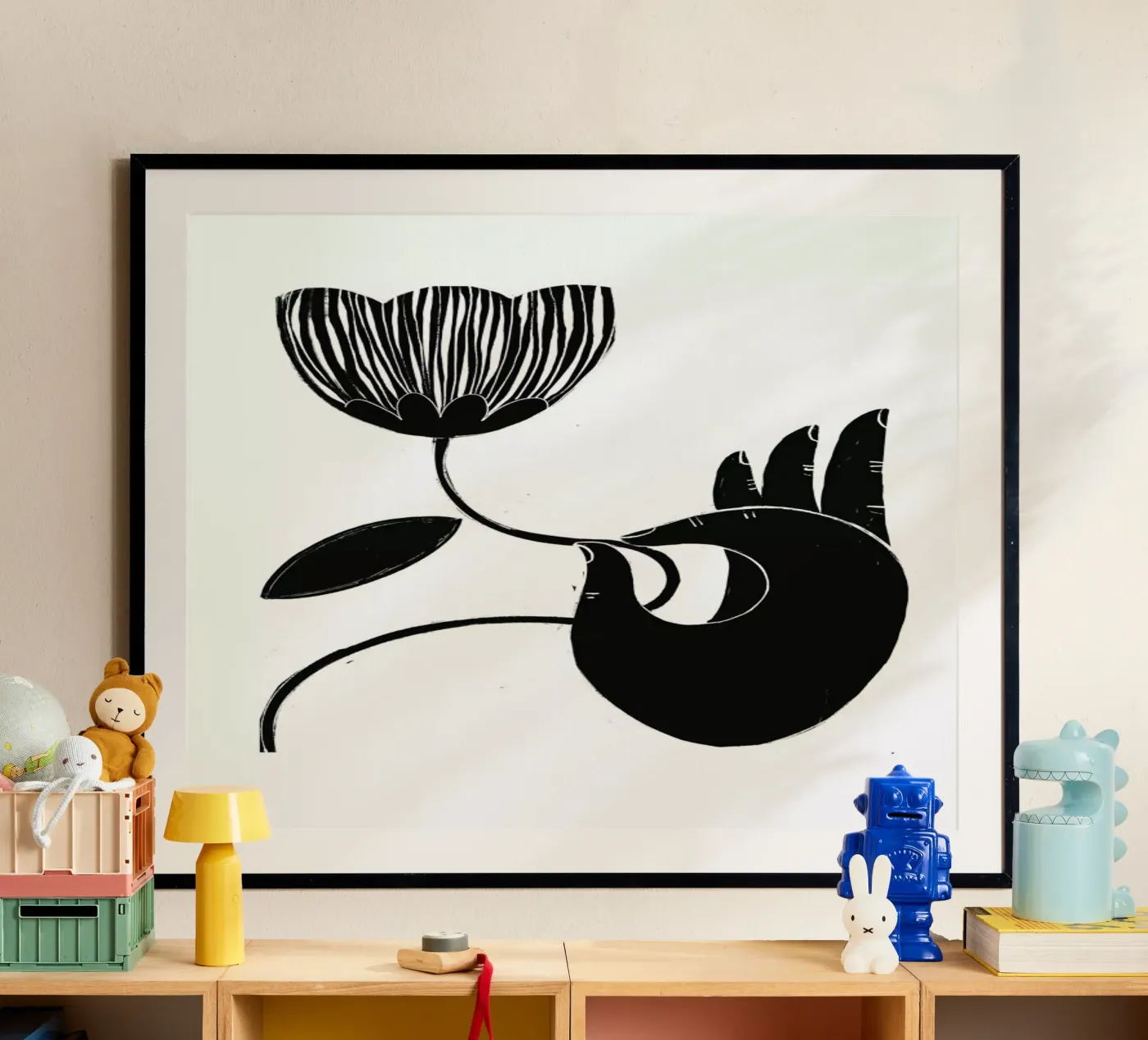 Flower poster de Graphite