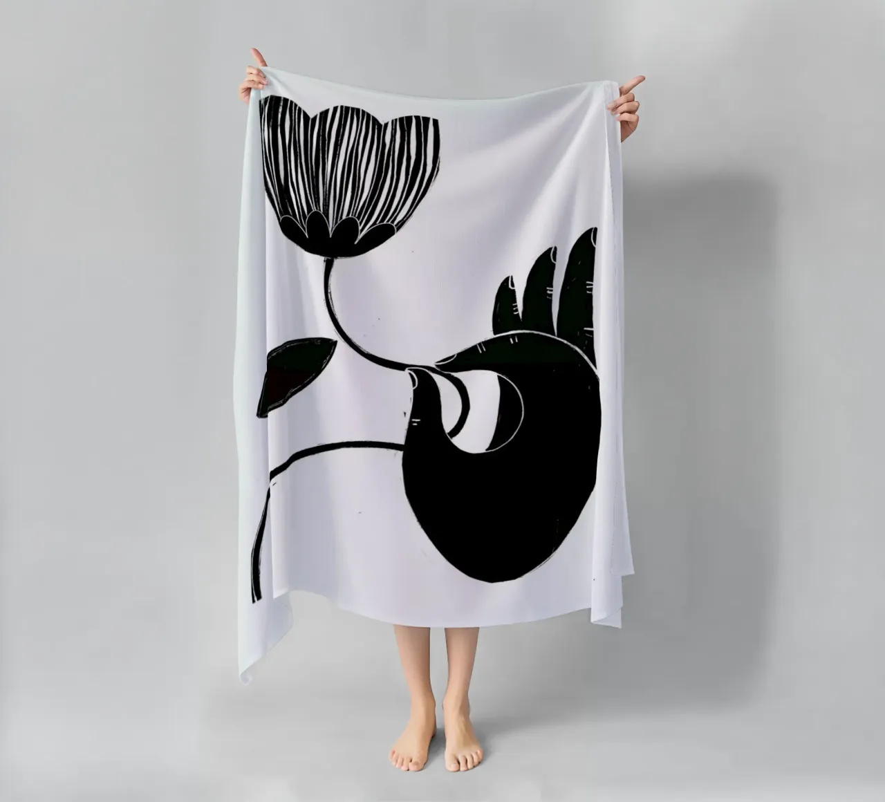 Flower telo mare da Graphite