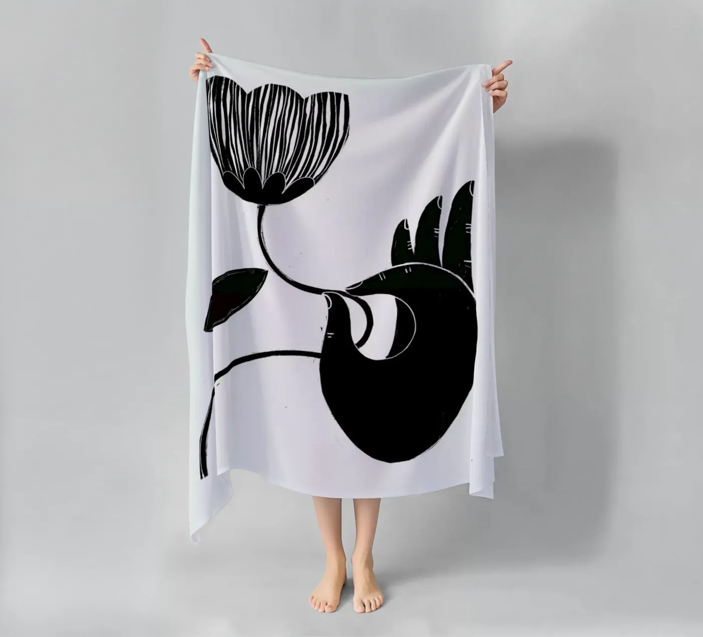 Flower telo mare da Graphite