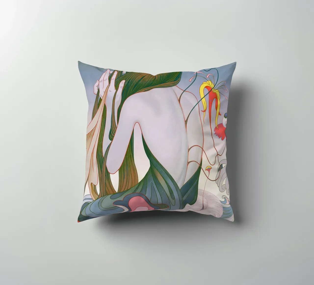 James Jean Chine cuscino da Kunzeworld