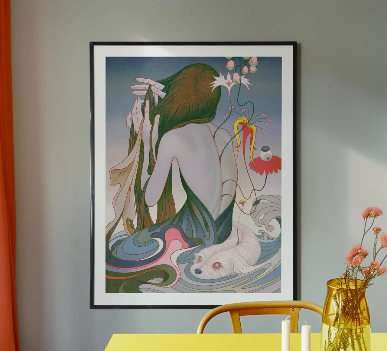 James Jean Chine poster con telaio in plastica da Kunzeworld