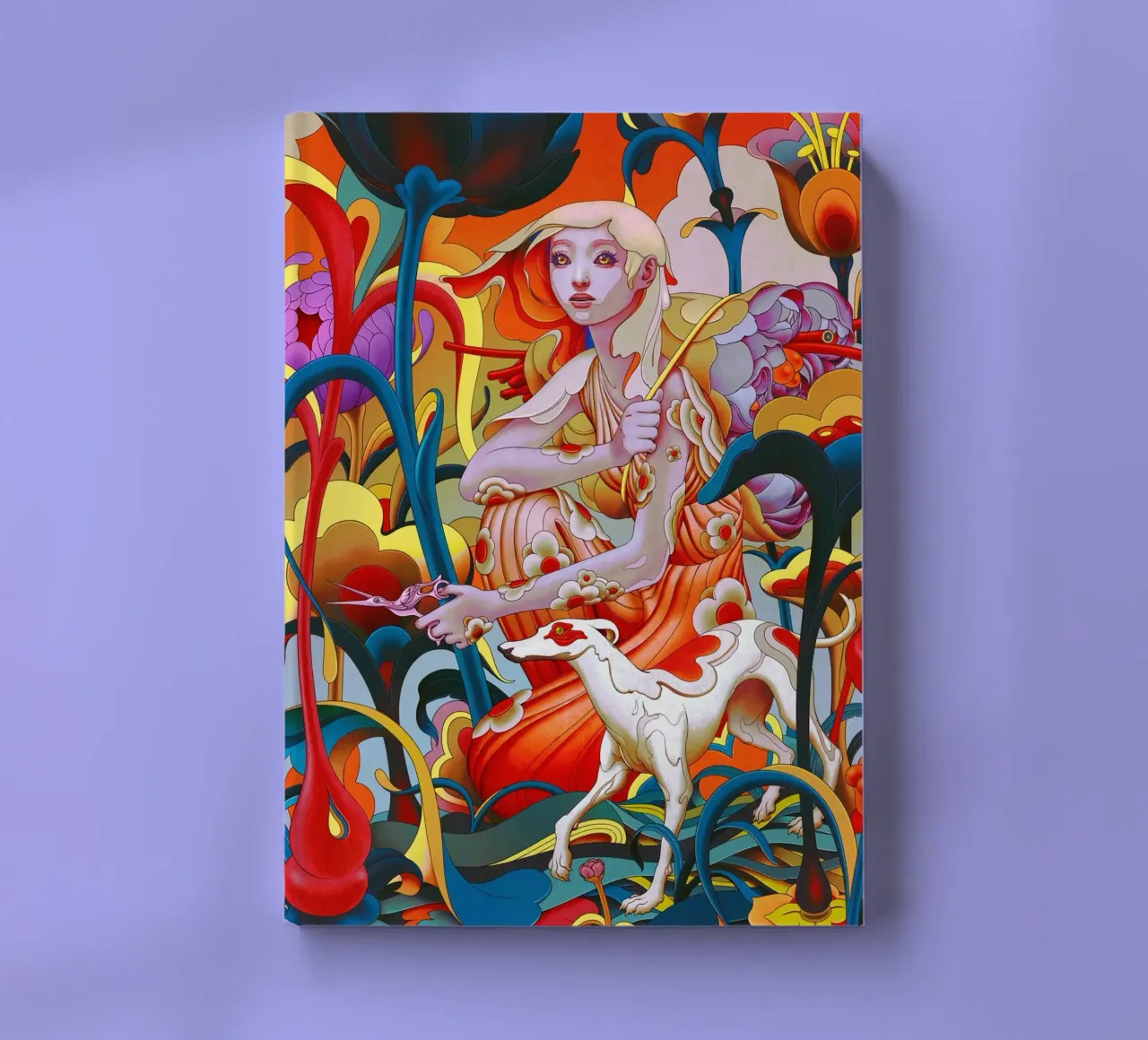 James Jean Girl and Dog notebook by Kunzeworld