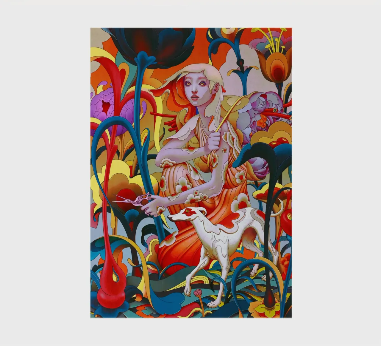 James Jean Girl and Dog notebook by Kunzeworld