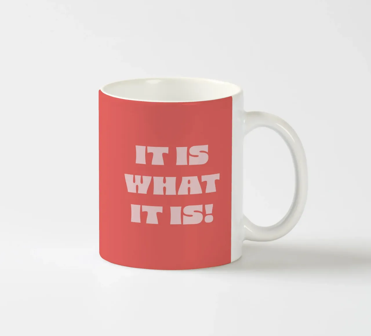 It is what it is Keramik Tasse von we line studio - art