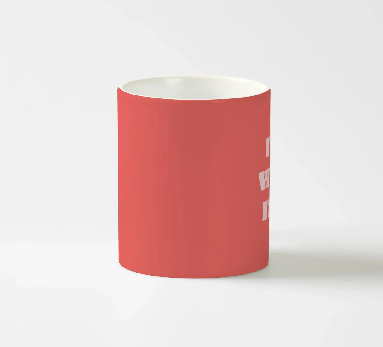 It is what it is tazza in ceramica da pv art