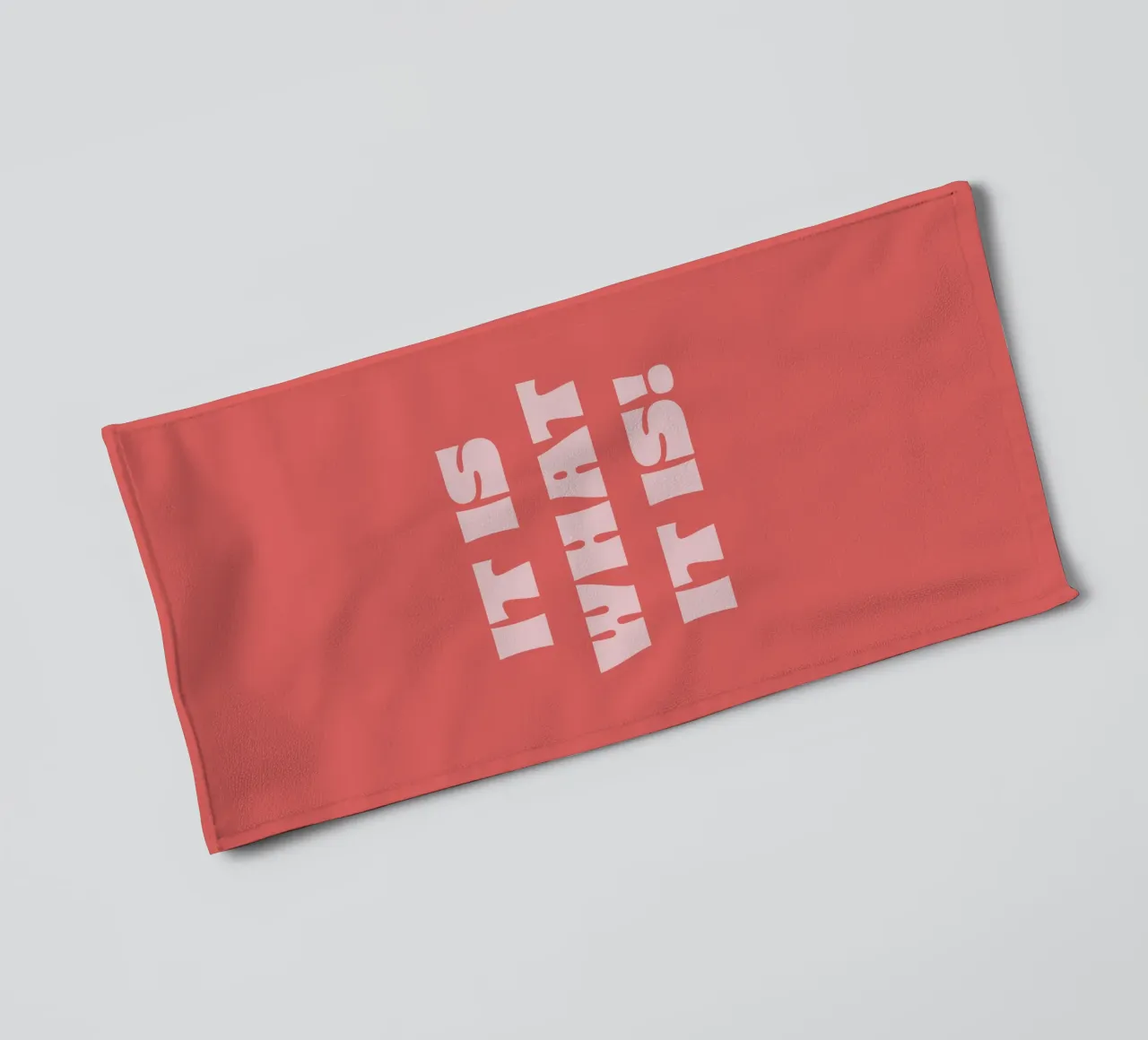 It is what it is asciugamano da bagno da we line studio - art