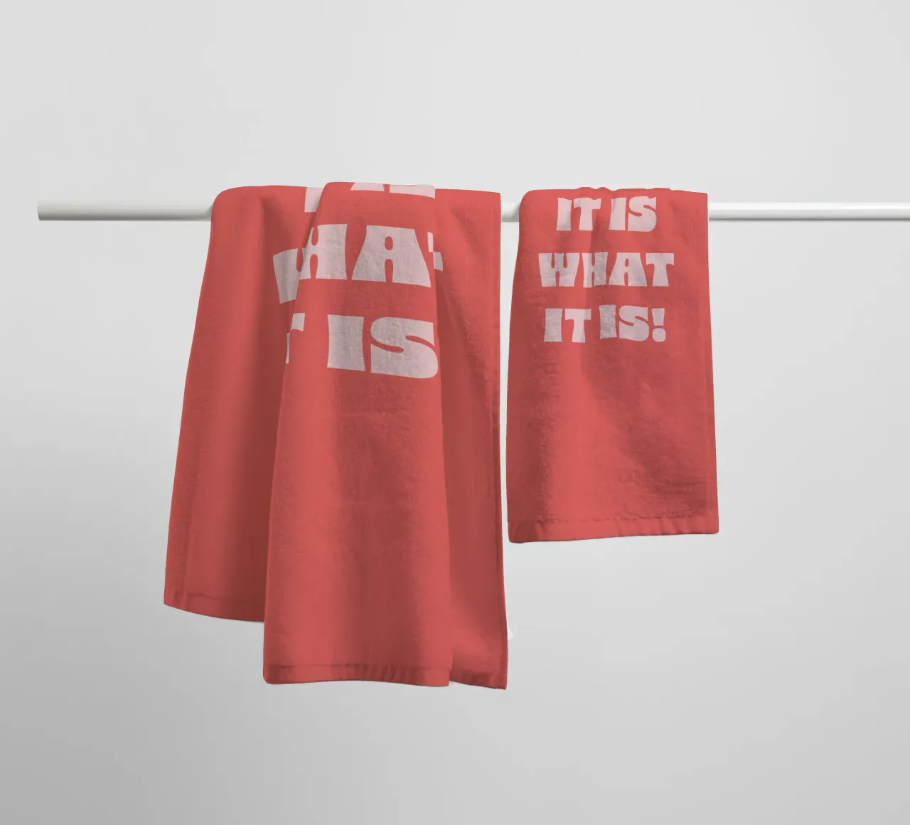 It is what it is asciugamano da bagno da we line studio - art