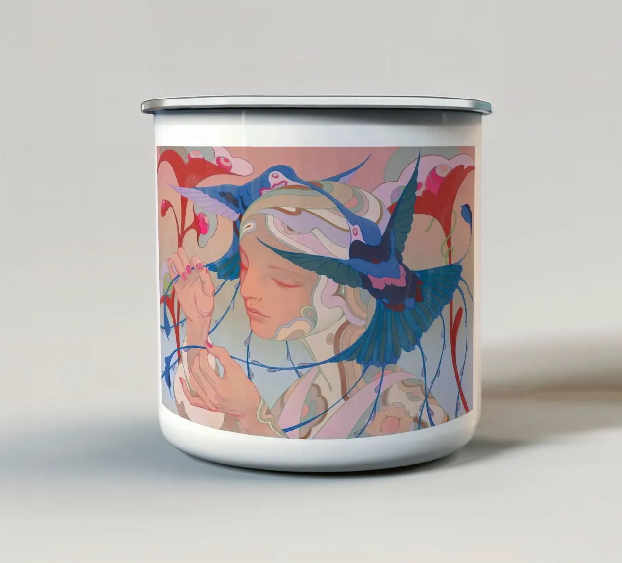 James Jean Colibrì tazza in smalto da Kunzeworld