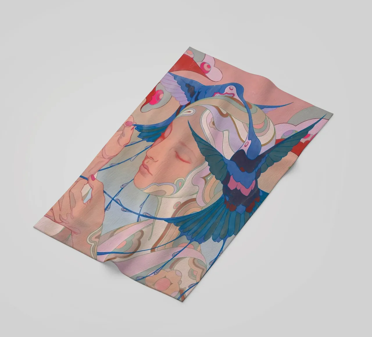 James Jean Colibrì telo mare da Kunzeworld