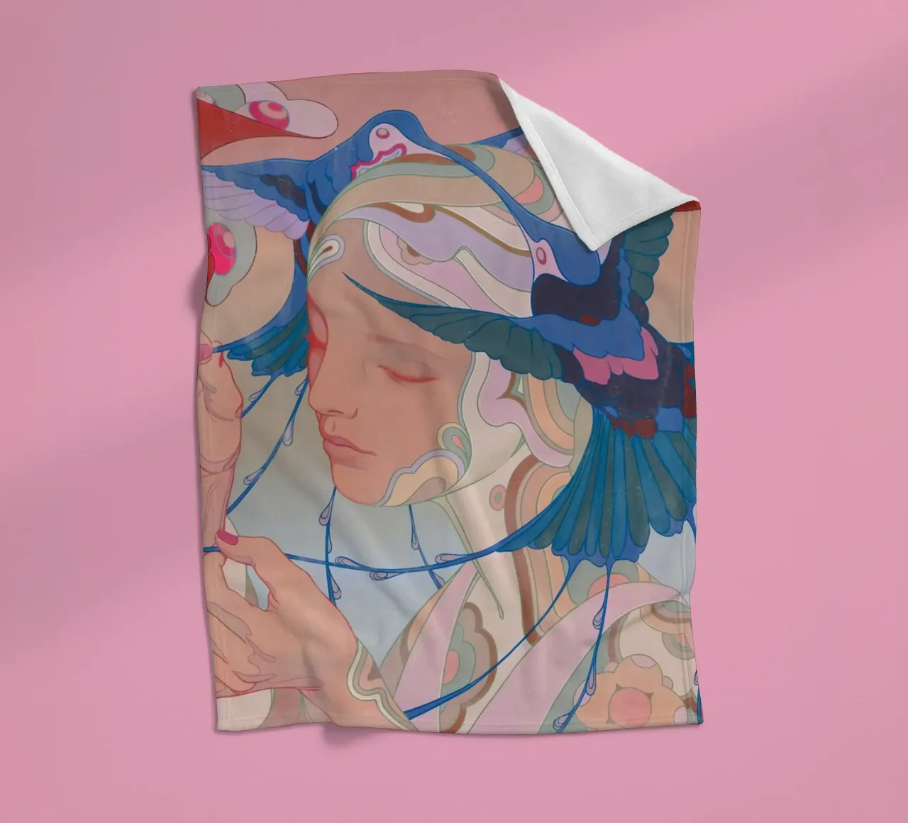 James Jean Colibrì coperta in pile da Kunzeworld