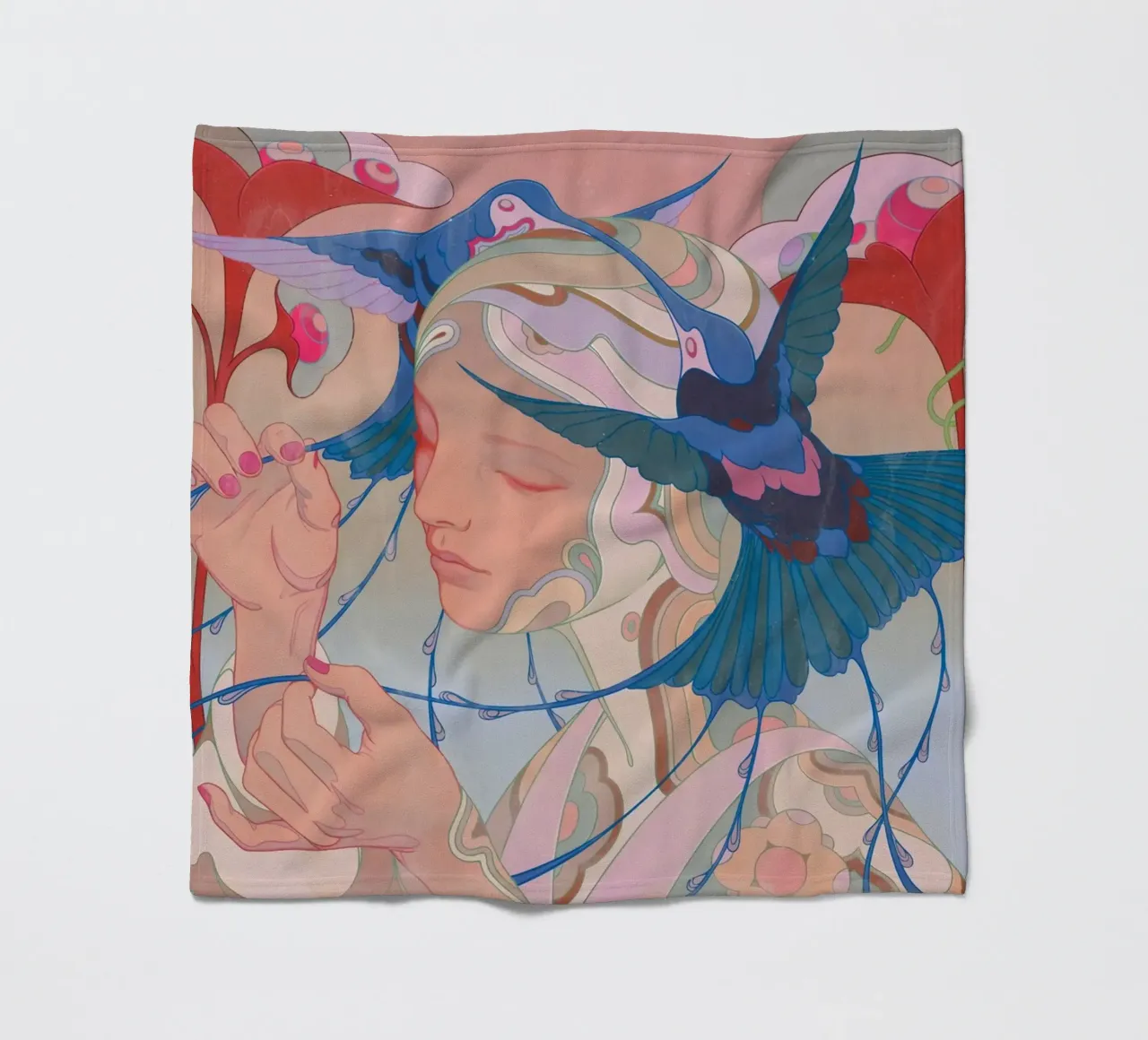 James Jean Colibrì coperta in pile da Kunzeworld