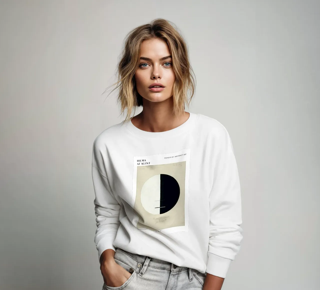 Hilma Af Klint Point de vue des bouddhas sweat de Spencershop