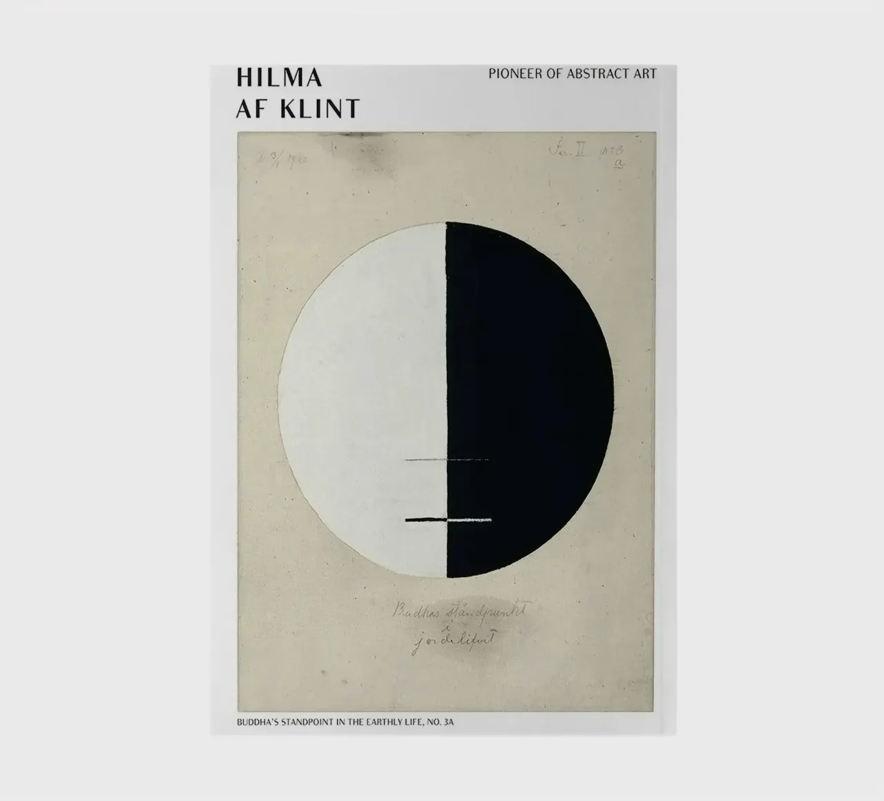 Hilma Af Klint Point de vue des bouddhas carnet de notes de Spencershop