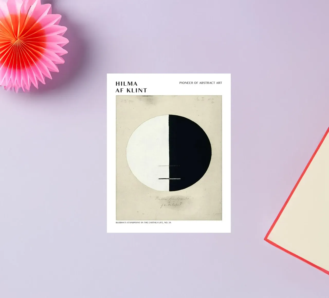 Hilma Af Klint Point de vue des bouddhas autocollant de Spencershop