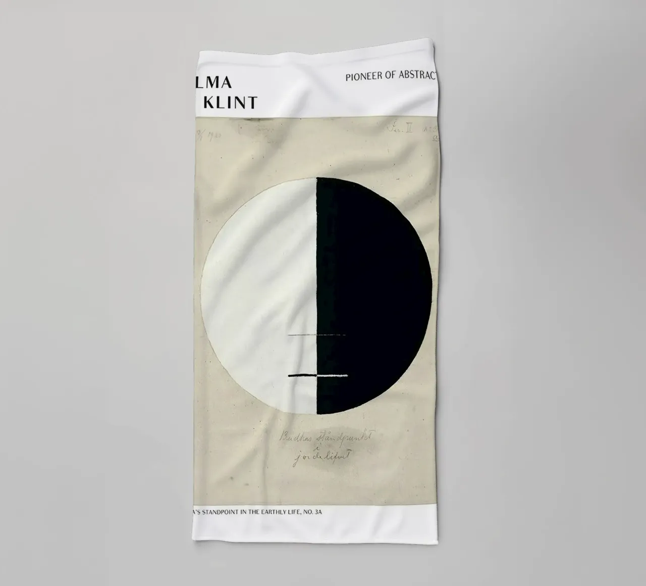 Hilma Af Klint Point de vue des bouddhas serviette de bain de Spencershop