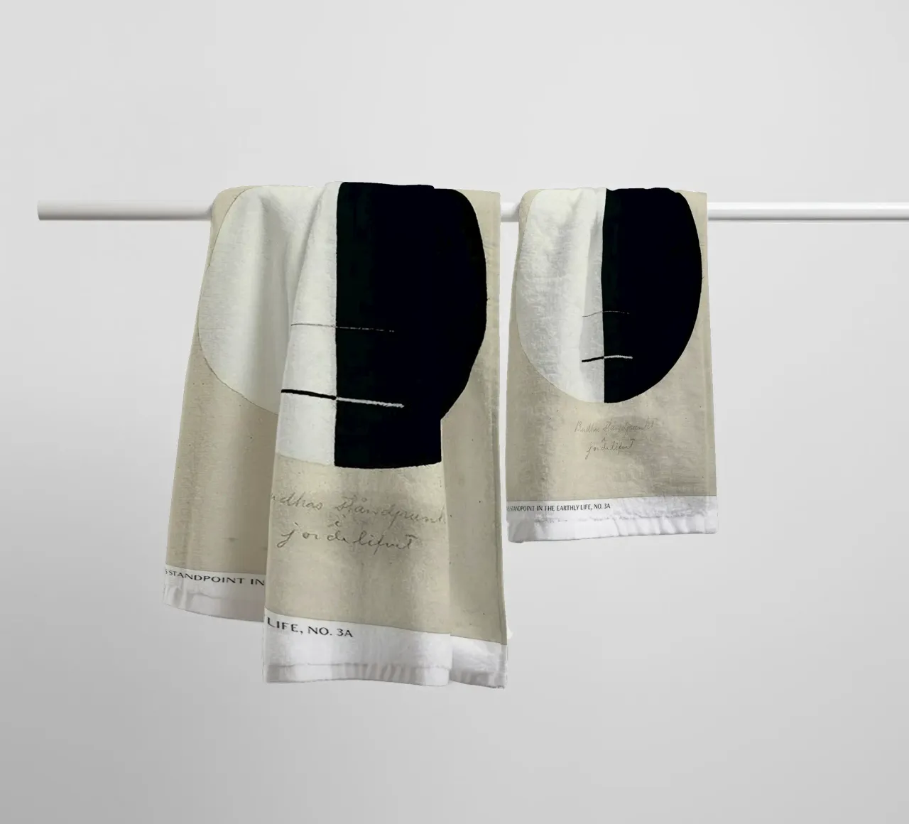 Hilma Af Klint Point de vue des bouddhas serviette de bain de Spencershop