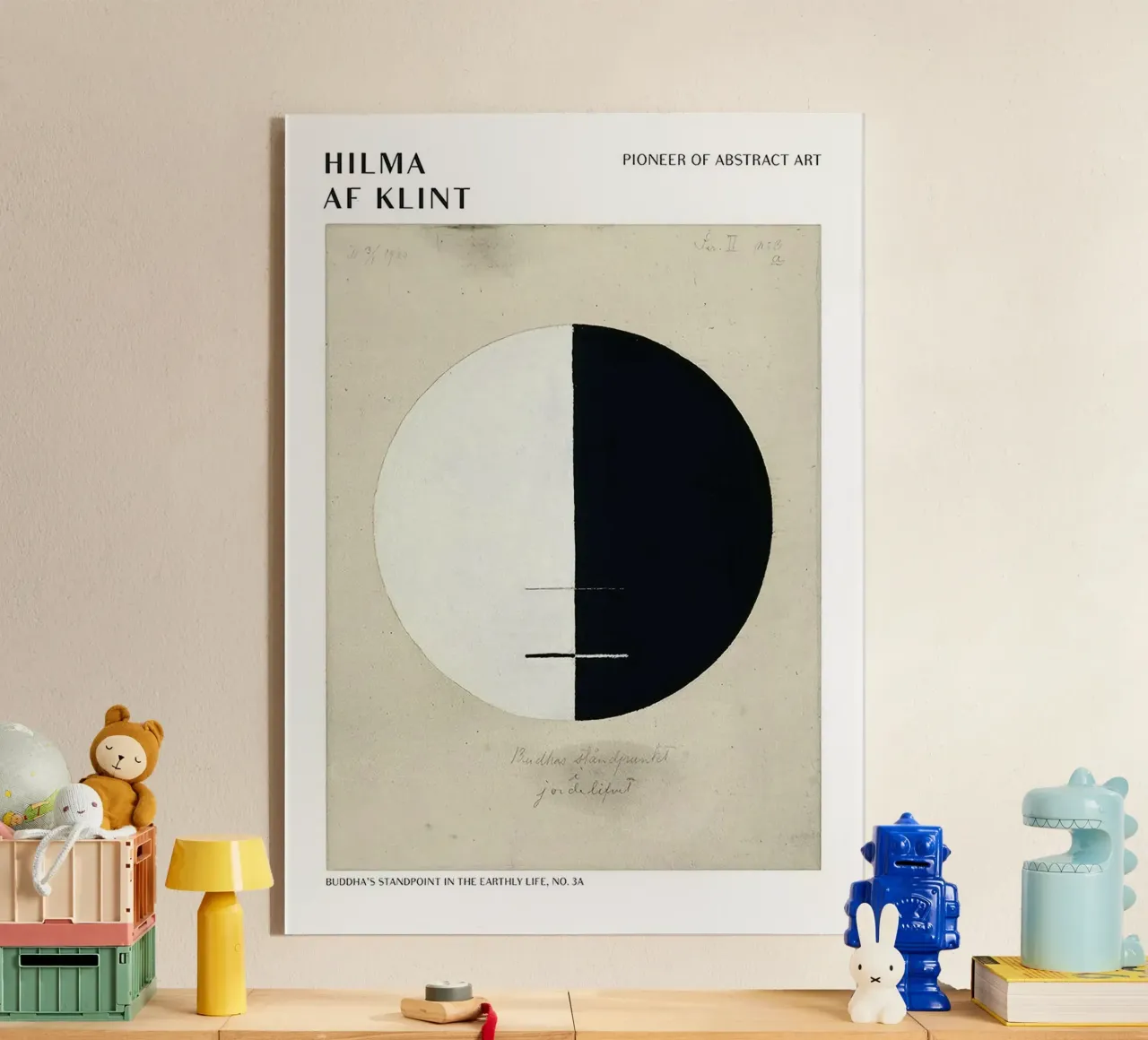 Hilma Af Klint Point de vue des bouddhas plexiglas de Spencershop