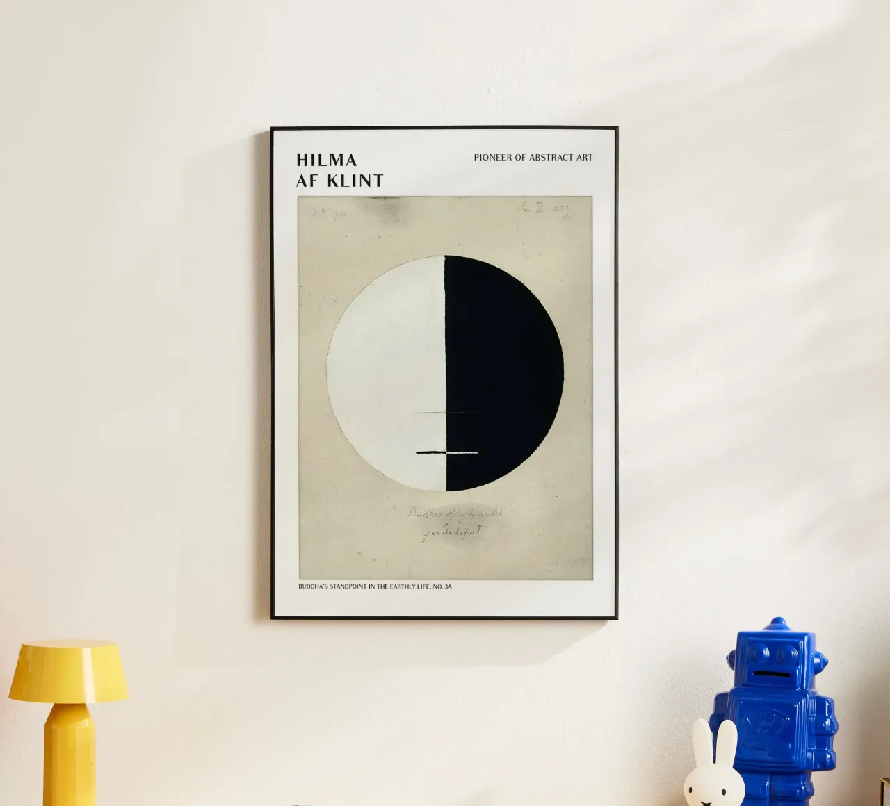 Hilma Af Klint Point de vue des bouddhas alu dibond de Spencershop