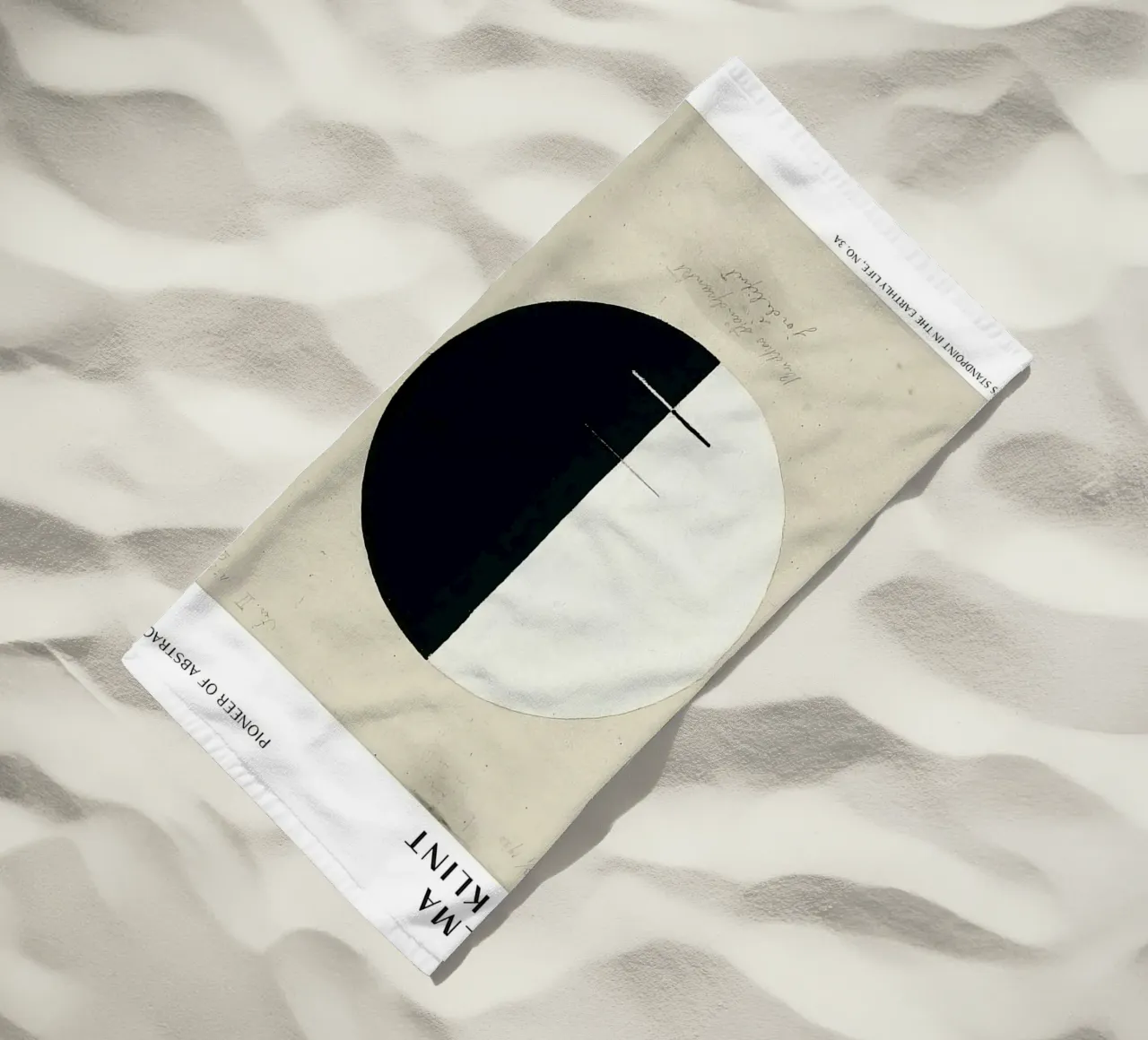 Hilma Af Klint Point de vue des bouddhas serviette de plage de Spencershop