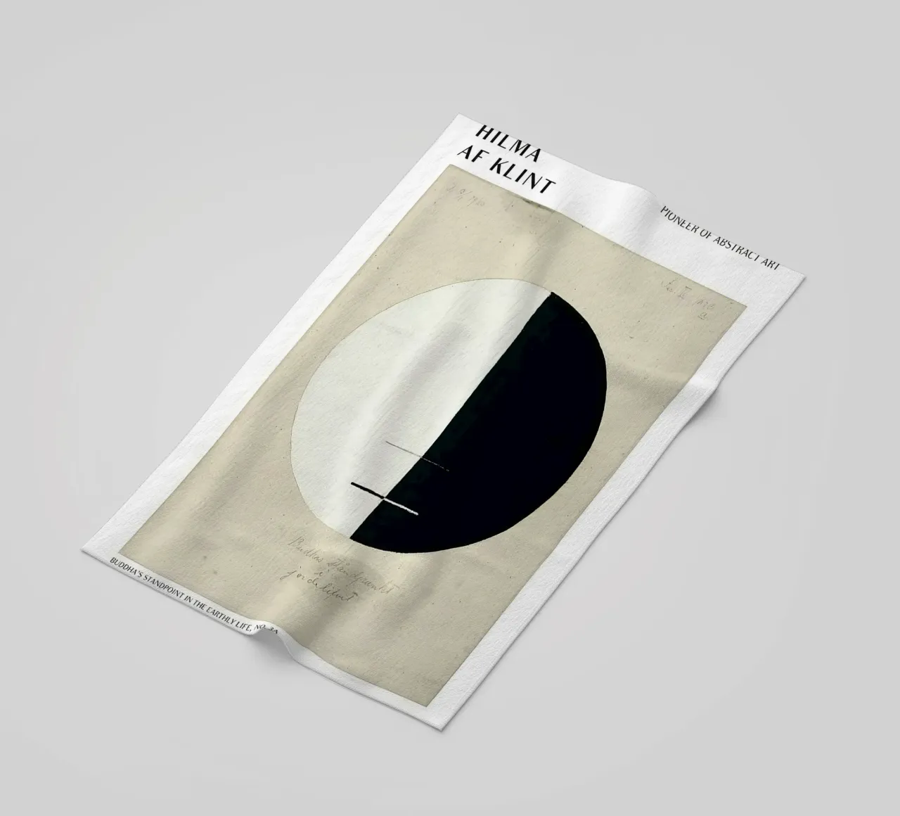 Hilma Af Klint Point de vue des bouddhas serviette de plage de Spencershop