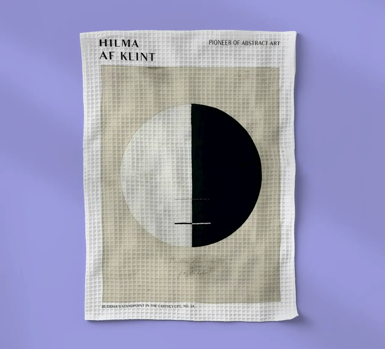 Hilma Af Klint Point de vue des bouddhas torchon de Spencershop