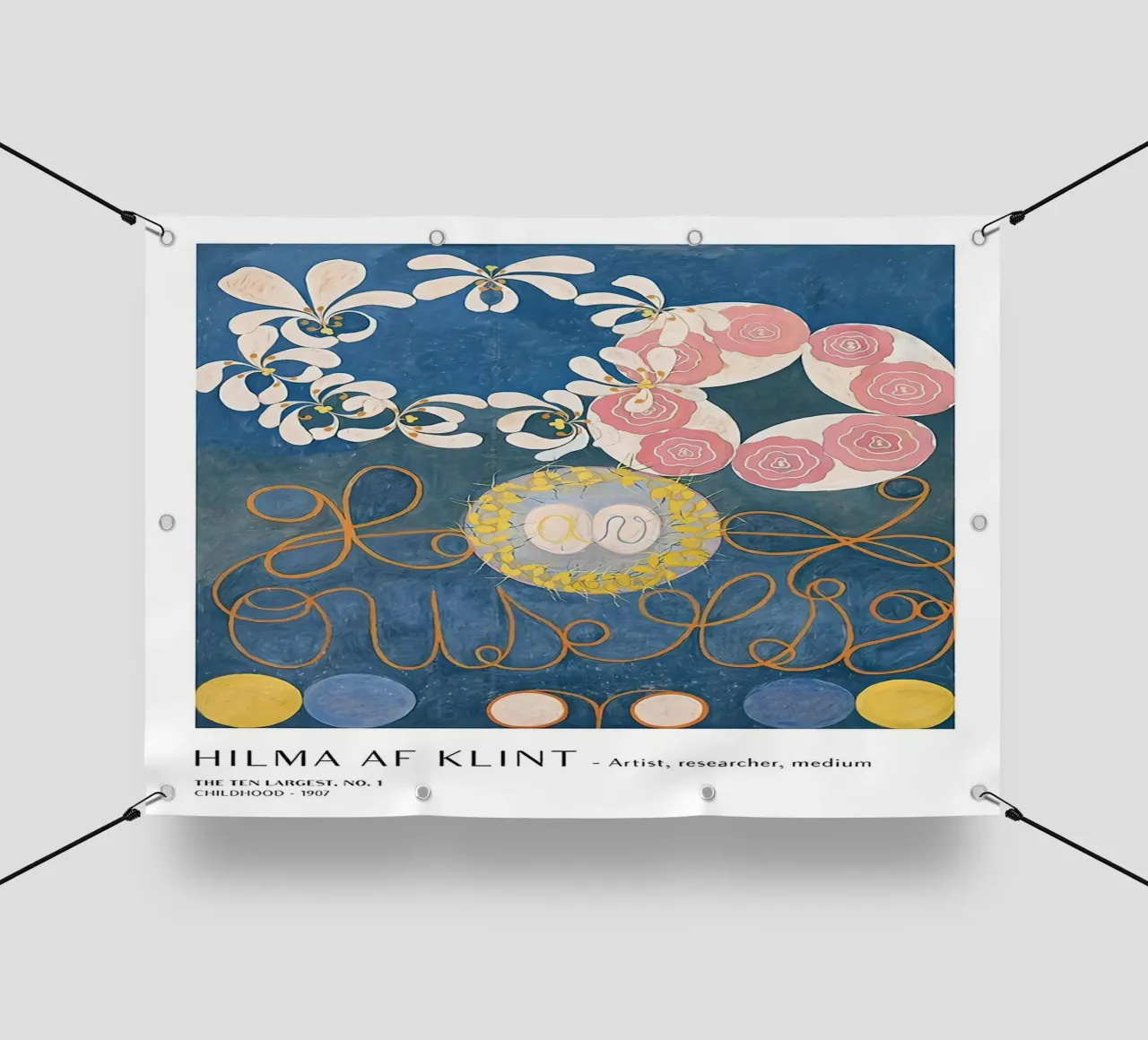 Hilma Af Klint I dieci più grandi n. 1 telo in pvc da Spencershop