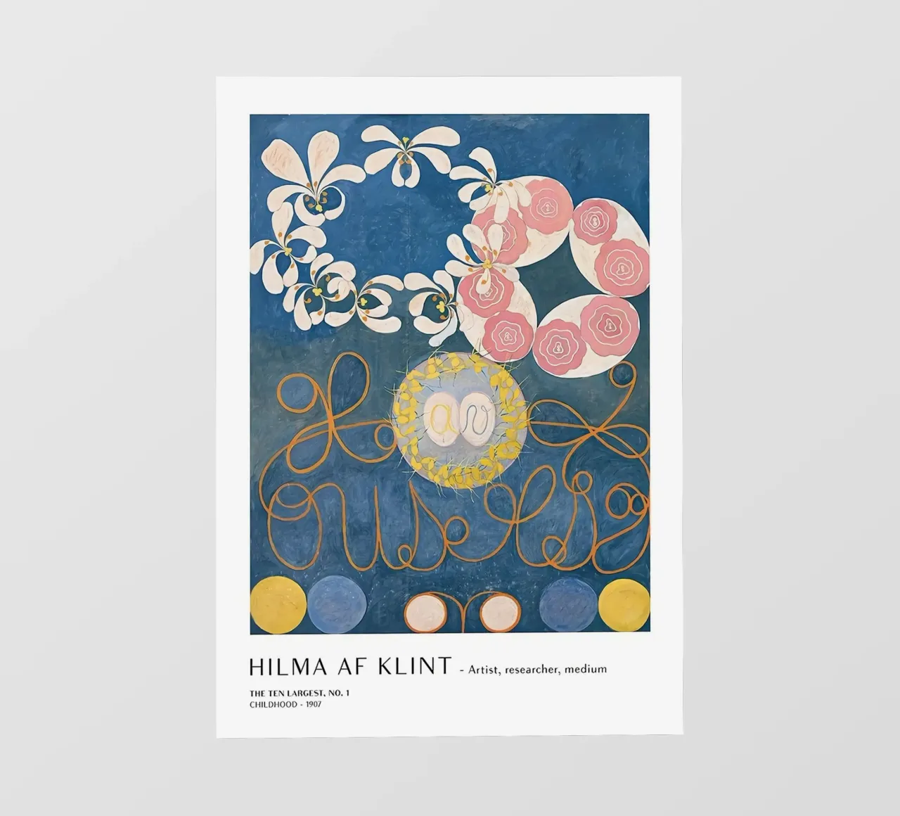 Hilma Af Klint I dieci più grandi n. 1 telo in pvc da Spencershop