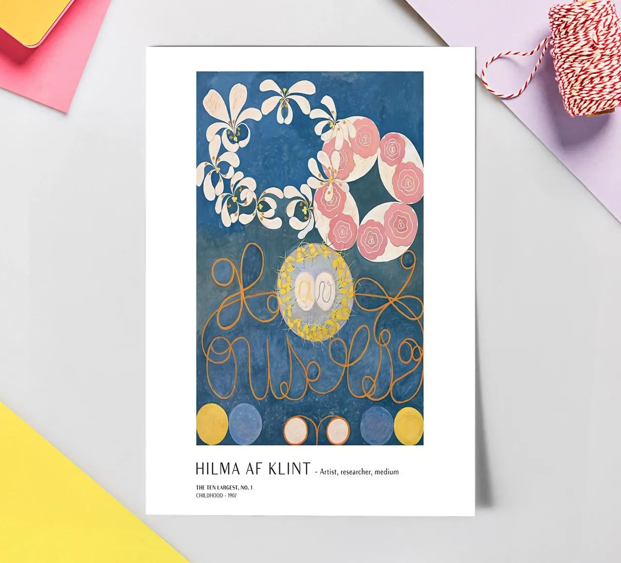 Hilma Af Klint I dieci più grandi n. 1 foglio adesivo da Spencershop