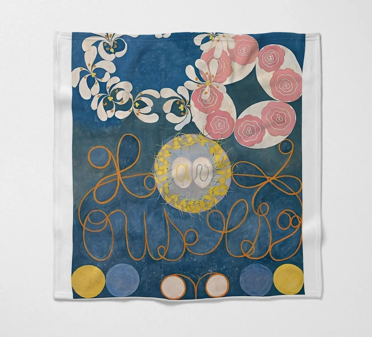 Hilma Af Klint Los diez mayores nº 1 manta de franela de Spencershop