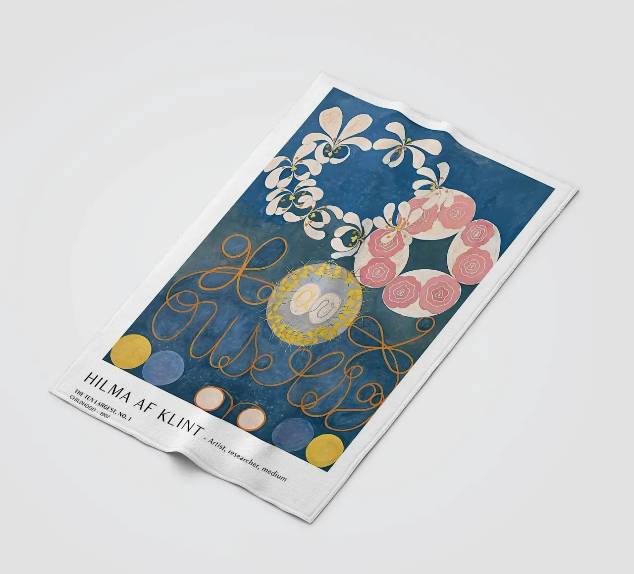 Hilma Af Klint I dieci più grandi n. 1 coperta in pile da Spencershop