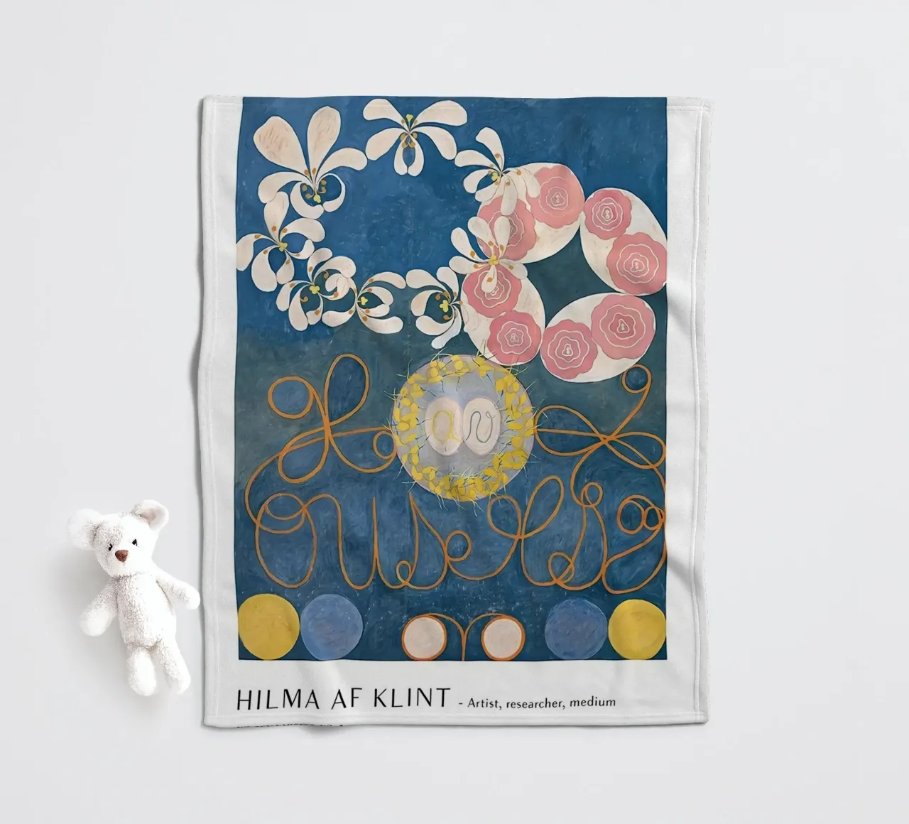 Hilma Af Klint I dieci più grandi n. 1 coperta in pile da Spencershop