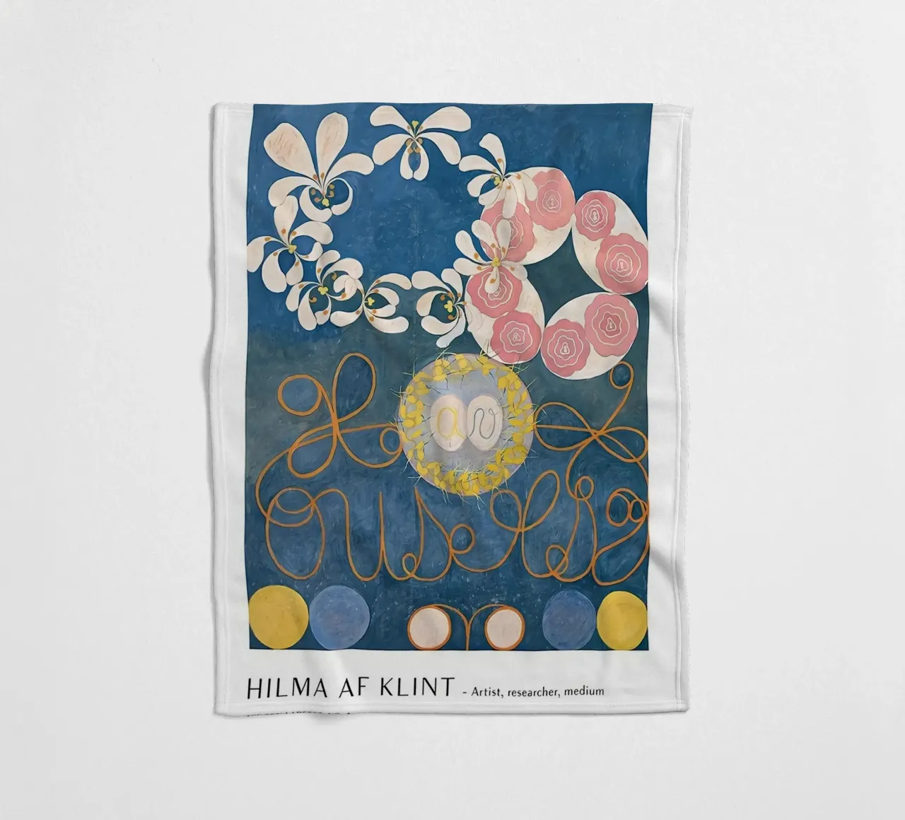 Hilma Af Klint I dieci più grandi n. 1 coperta in pile da Spencershop