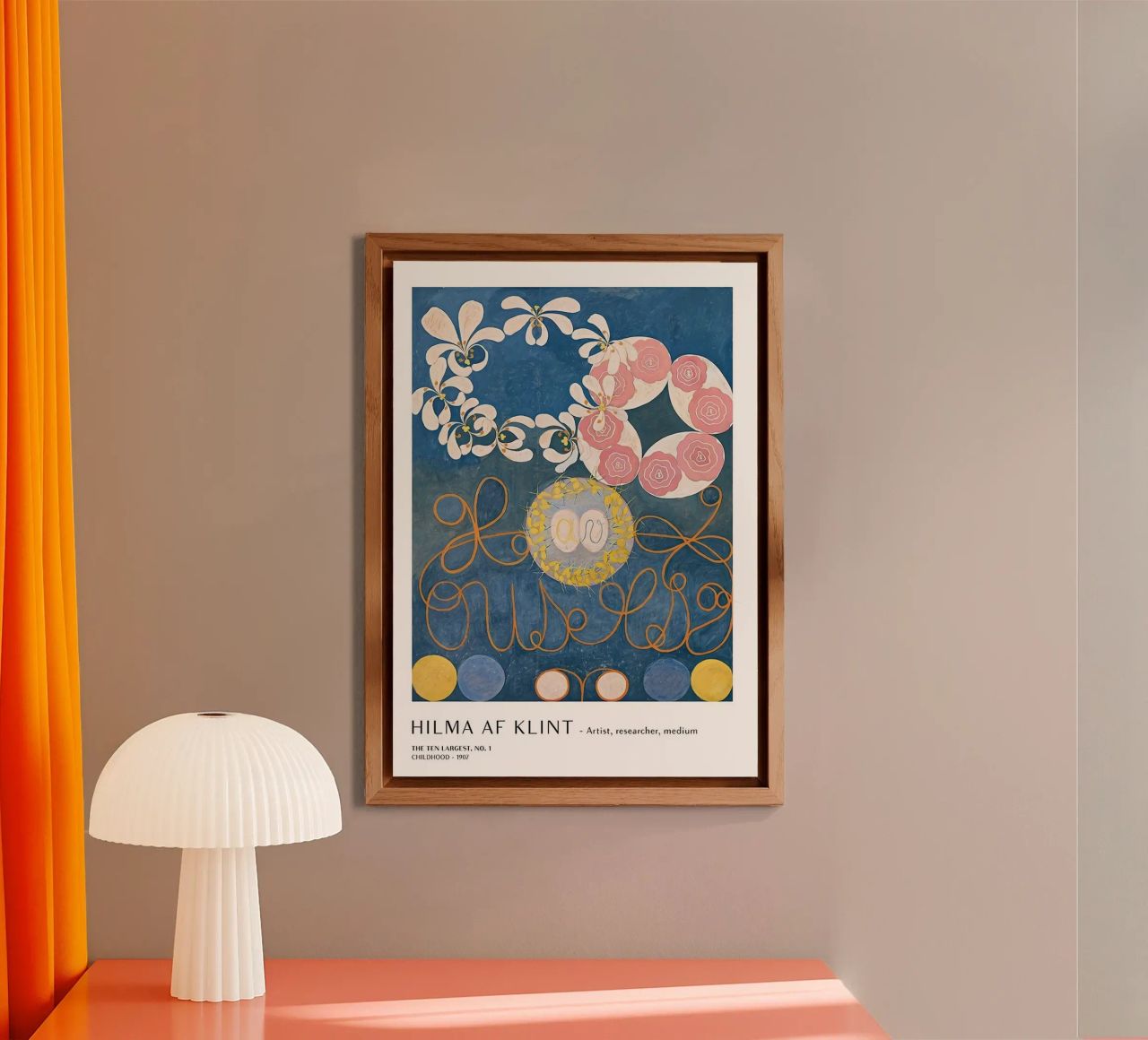 Hilma Af Klint I dieci più grandi n. 1 alluminio dibond da Spencershop