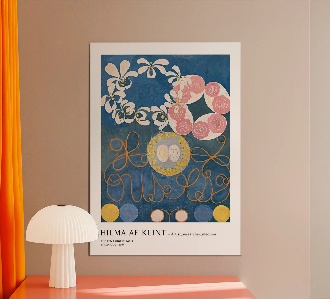Hilma Af Klint I dieci più grandi n. 1 alluminio dibond da Spencershop