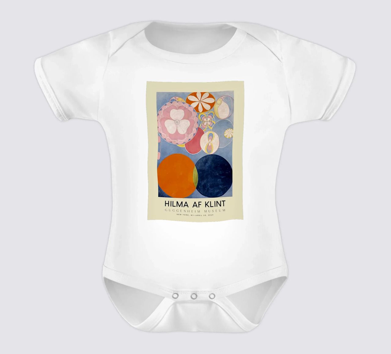 Hilma Af Klint The Ten Largest No.2 short-sleeve baby romper by Spencershop