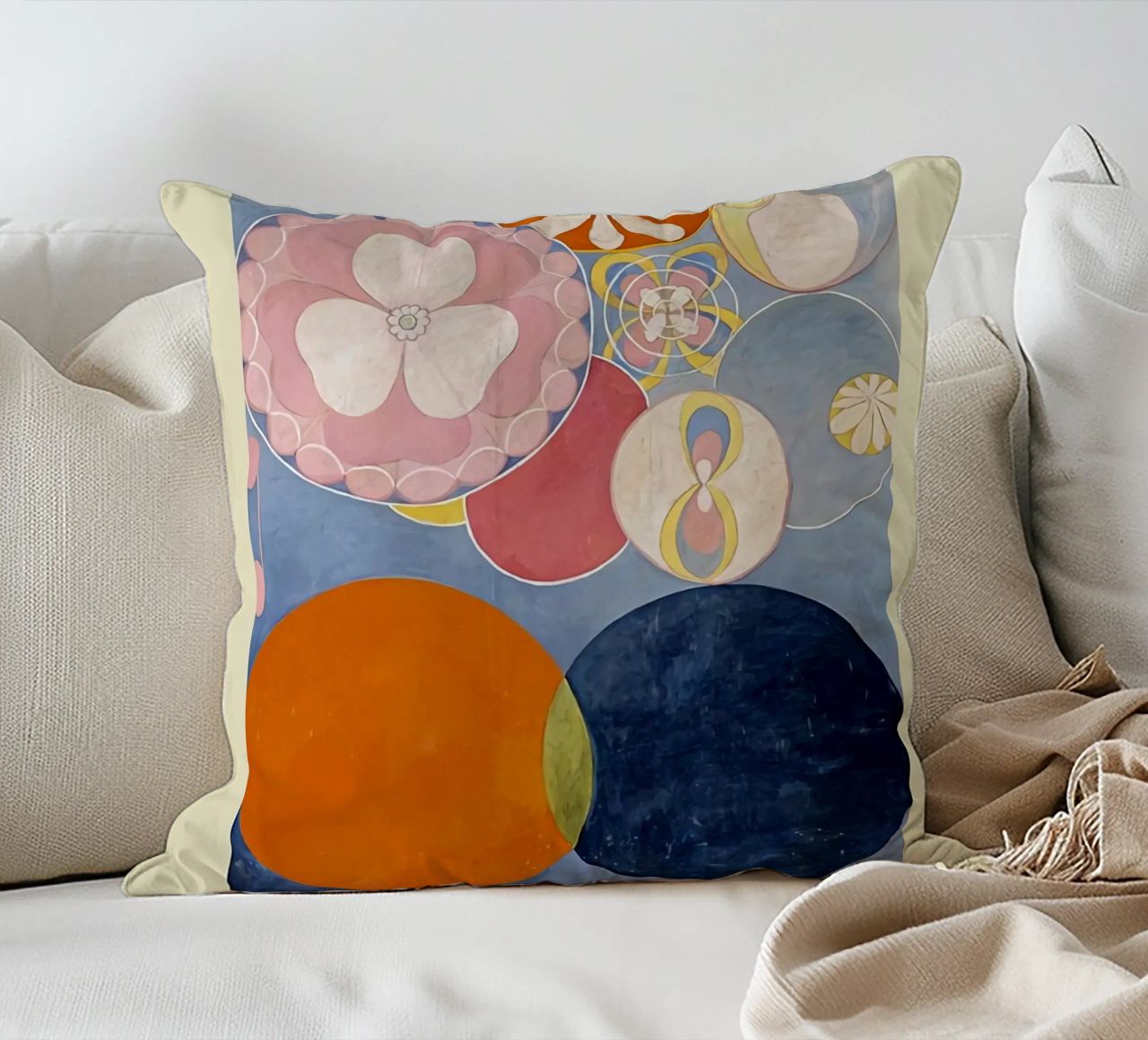 Hilma Af Klint The Ten Largest No.2 decorative cushion by Spencershop