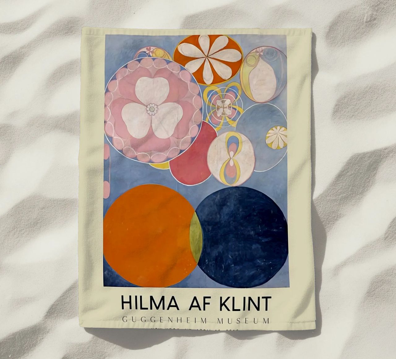 Hilma Af Klint The Ten Largest No.2 beach towel by Spencershop