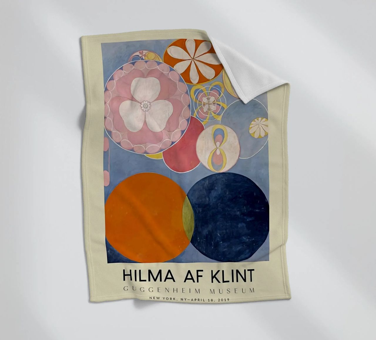 Hilma Af Klint The Ten Largest No.2 fleece blanket by Spencershop