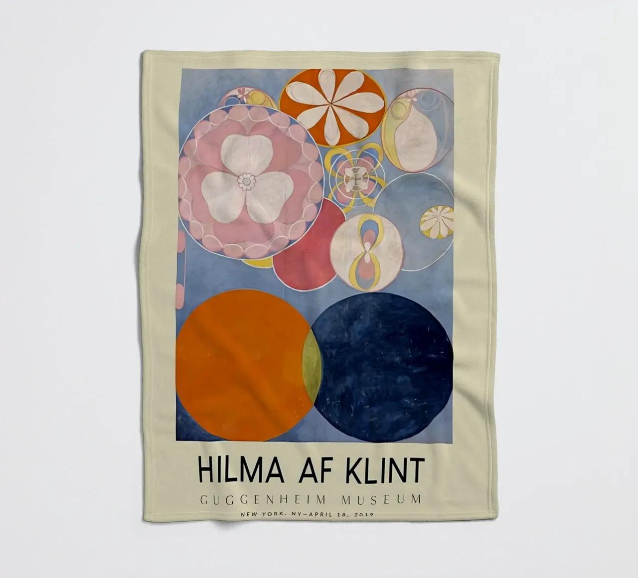 Hilma Af Klint I dieci più grandi n. 2 coperta in pile da Spencershop
