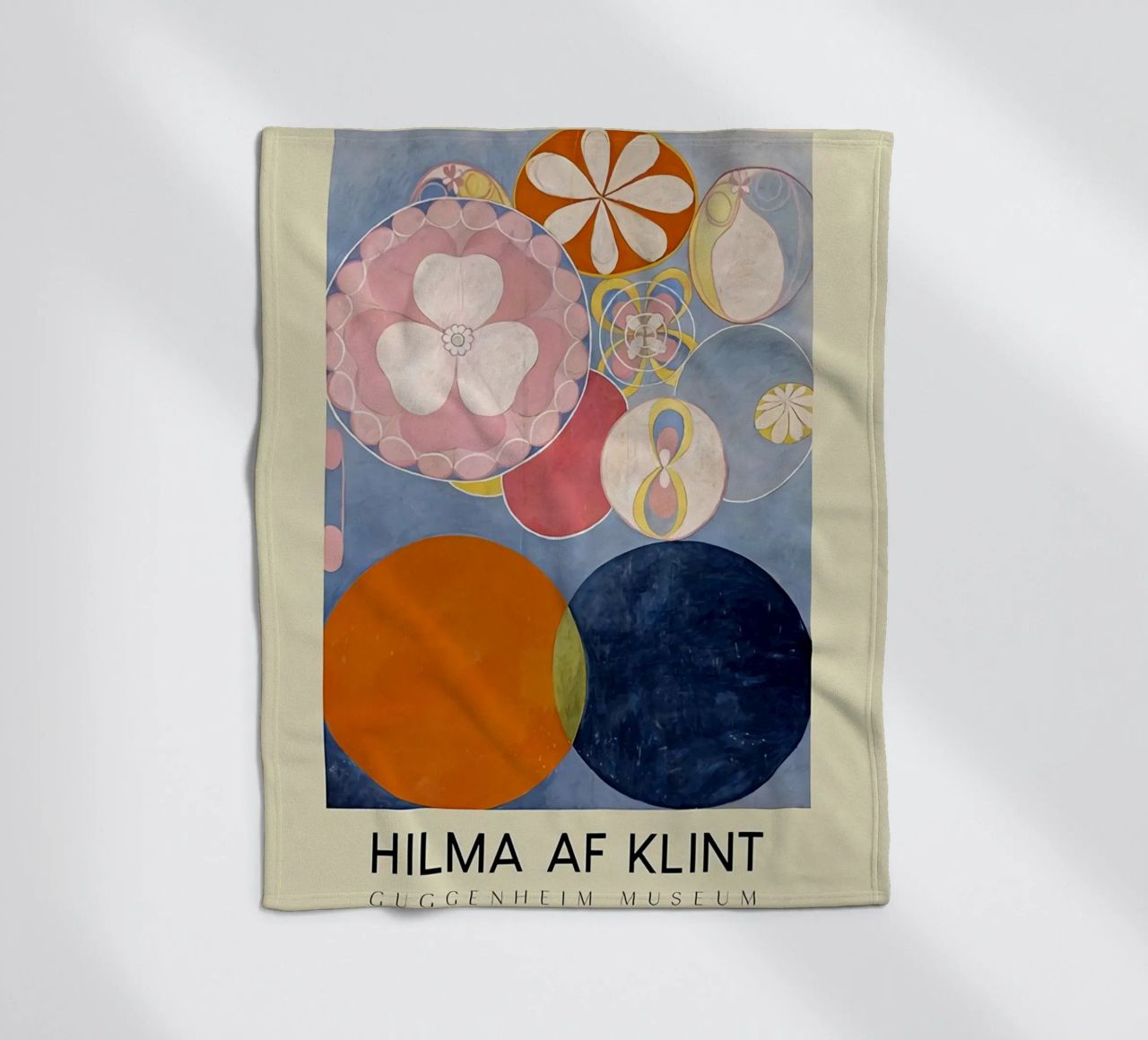 Hilma Af Klint The Ten Largest No.2 fleece blanket by Spencershop